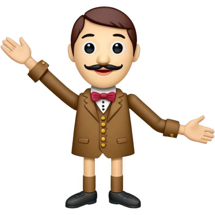 a puppet emoji