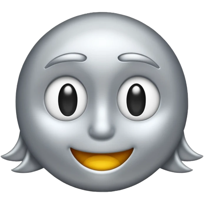 Make a silver version of the last one emoji