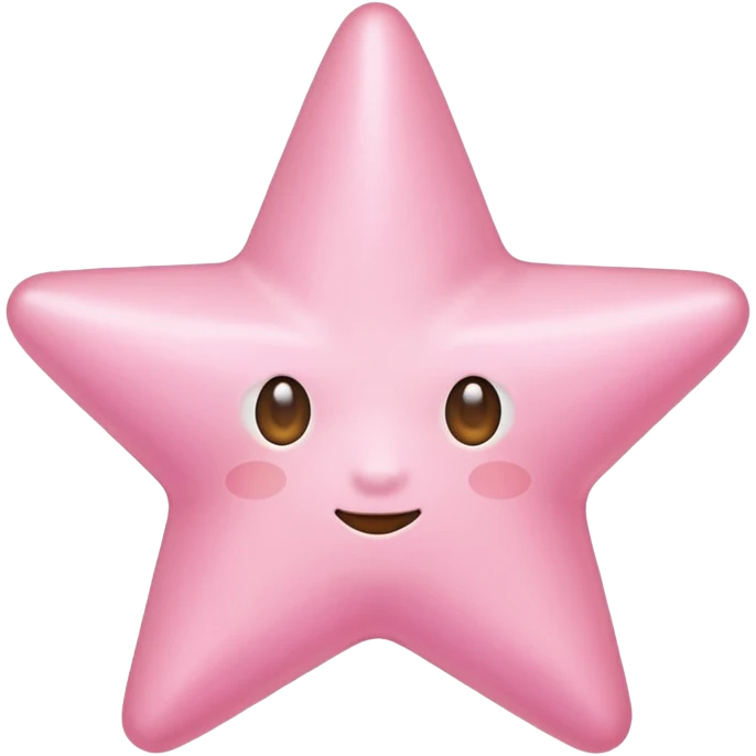 pink star emoji