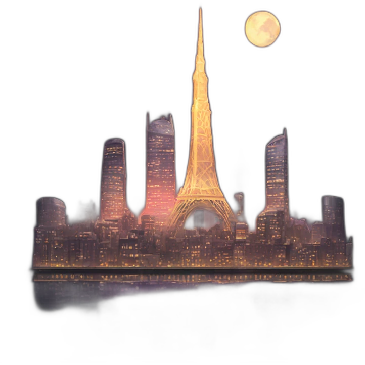 city lights in the dark emoji