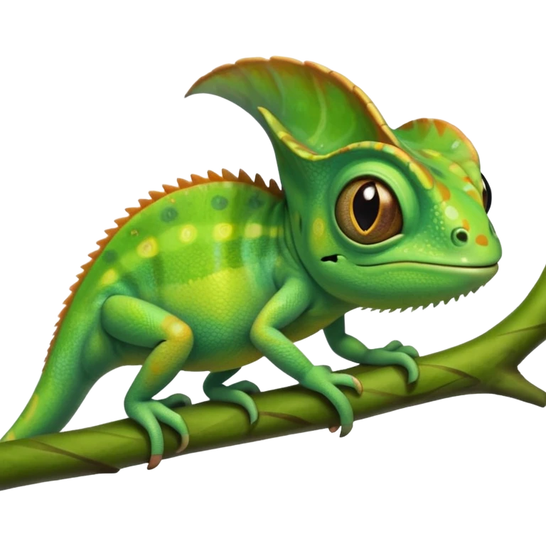 Emoji de camaleón, que sea bonito, tierno y único para compartir con mi pareja, entonces que sea único, que sea parecido al camaleón de la película de rapumcel de Disney  emoji