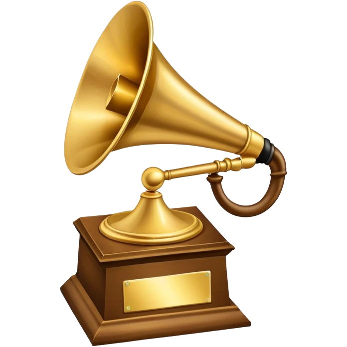 Grammy award with nameplate that says the name, Wild Bill emoji
