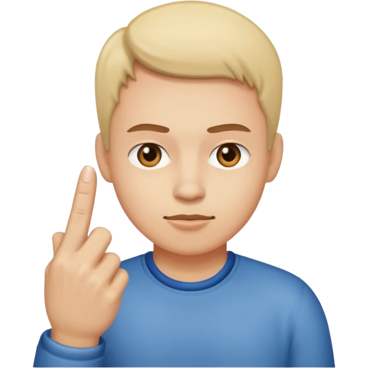 Person whith middle finger emoji