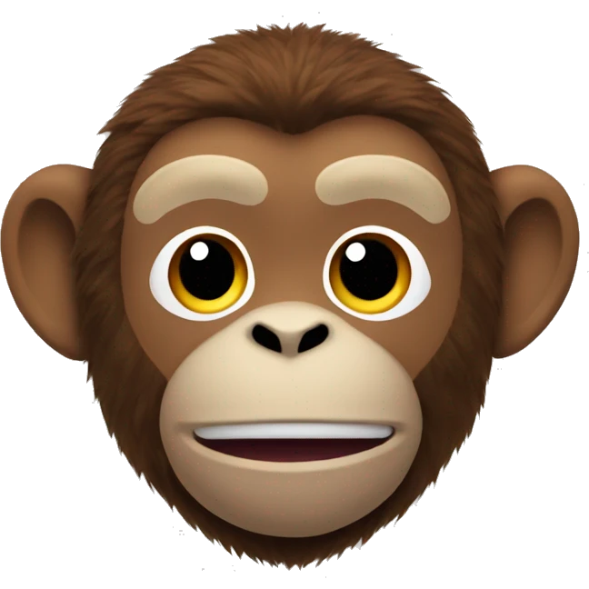 Monkey plush doll emoji