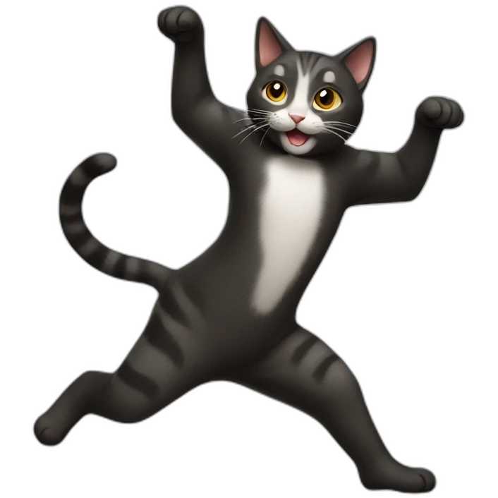 Cat dancing emoji