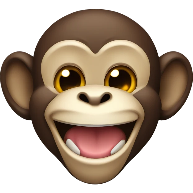 A laughing monkey emoji