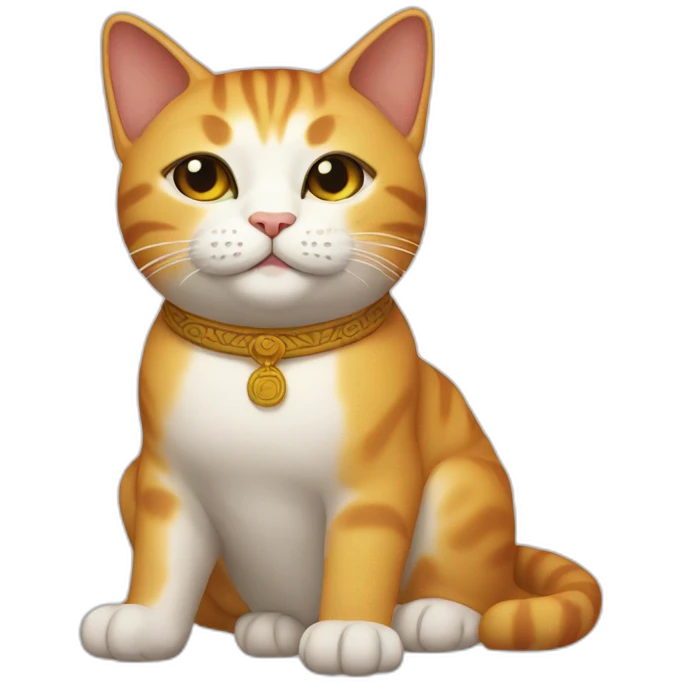 buddha cat emoji