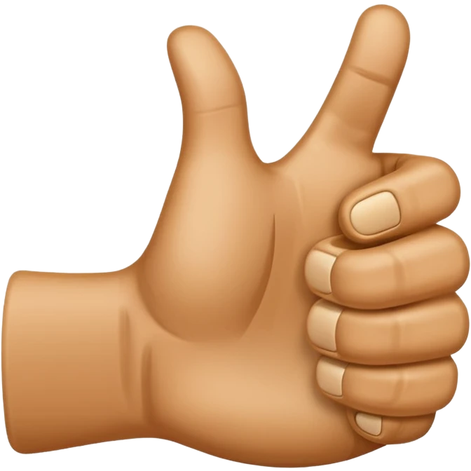 thumbs up hand emoji
