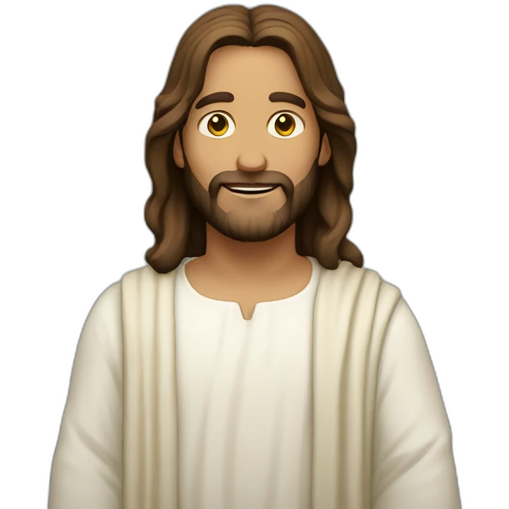 Jesus sorrindo emoji