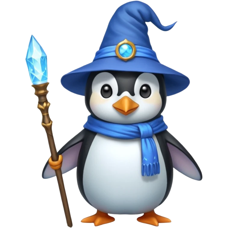 Penguin Wizard emoji