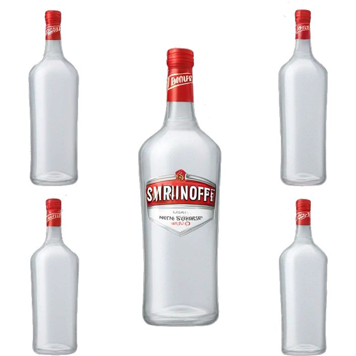smirnoff vodka bottle emoji