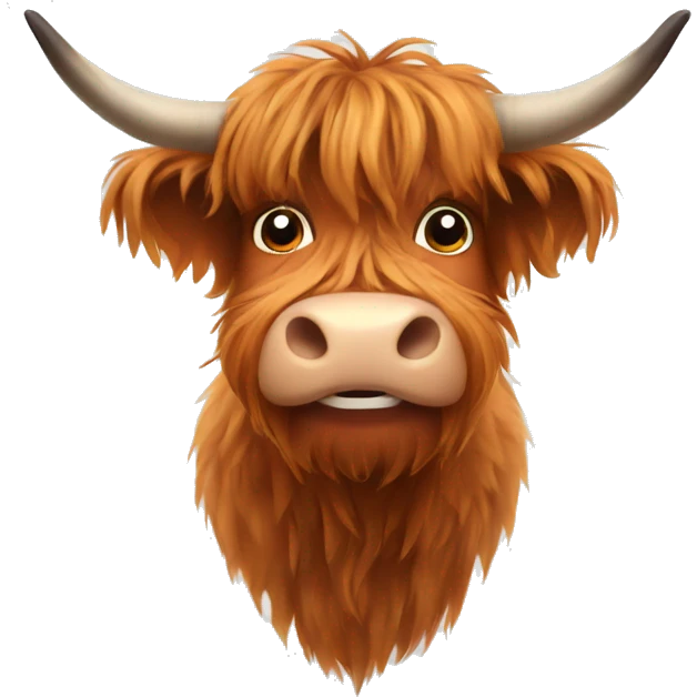 Highland cow emoji