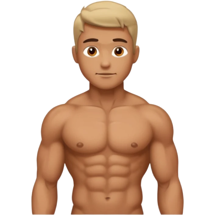 Naked man emoji