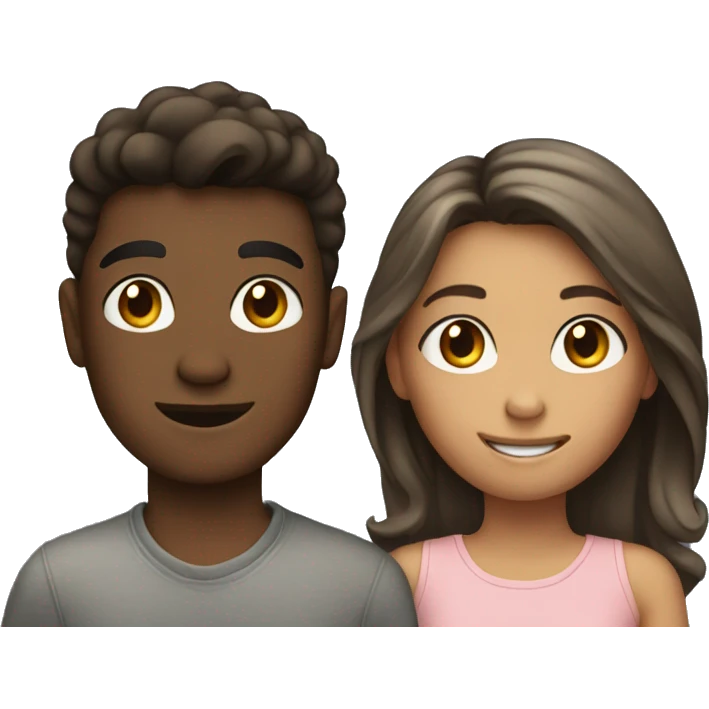 Two teenagers in love  emoji