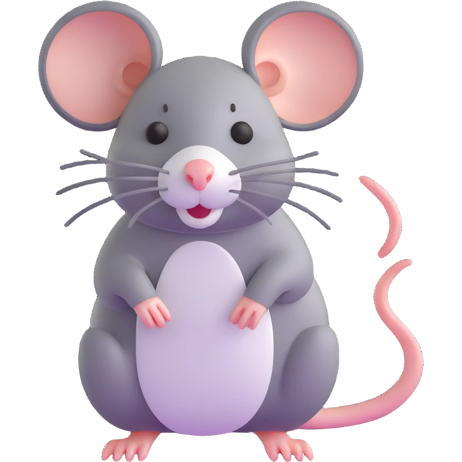 cute rat emoji