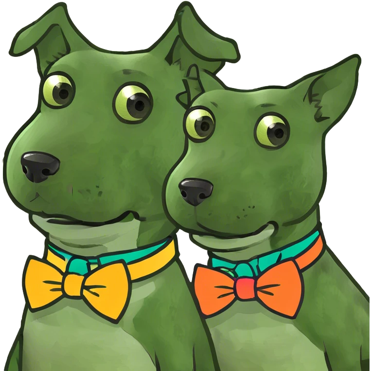 Two headed dog emoji
