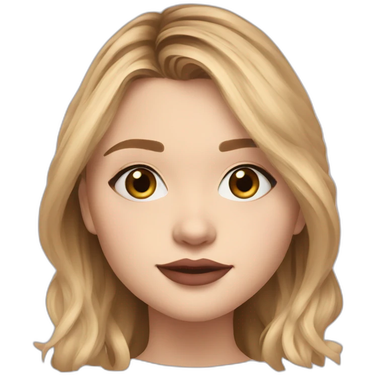 chloë grace moretz cartoon wearing tee emoji