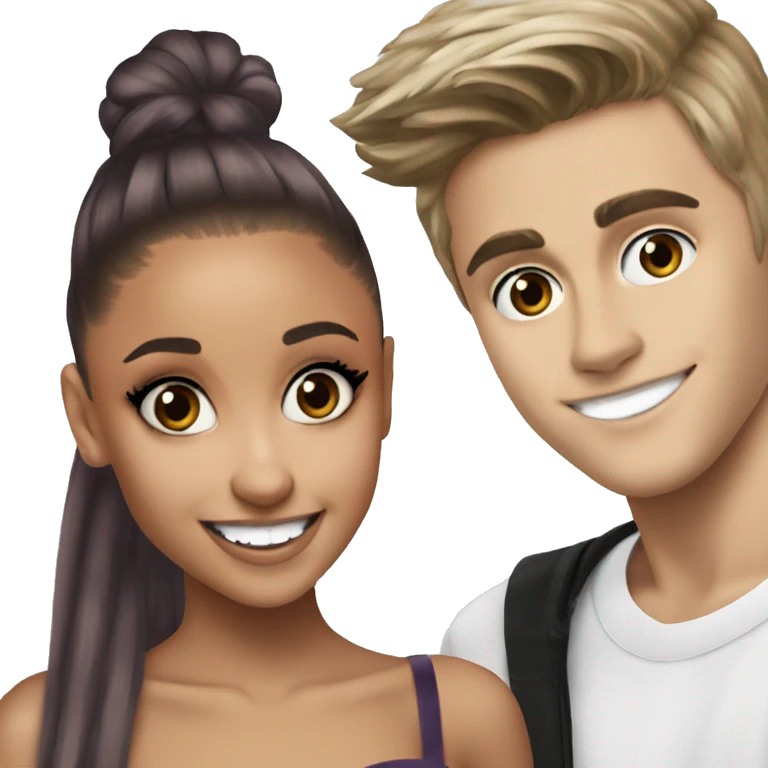 Ariana Grande With Justin Bieber emoji