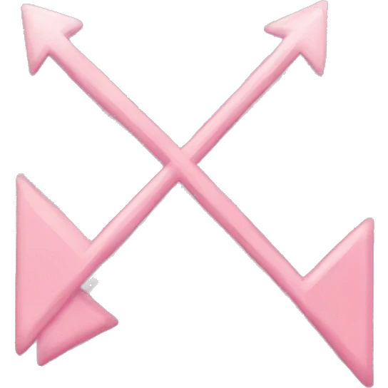 light pink arrow pointing to the left  emoji