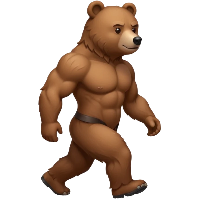 bear walking emoji