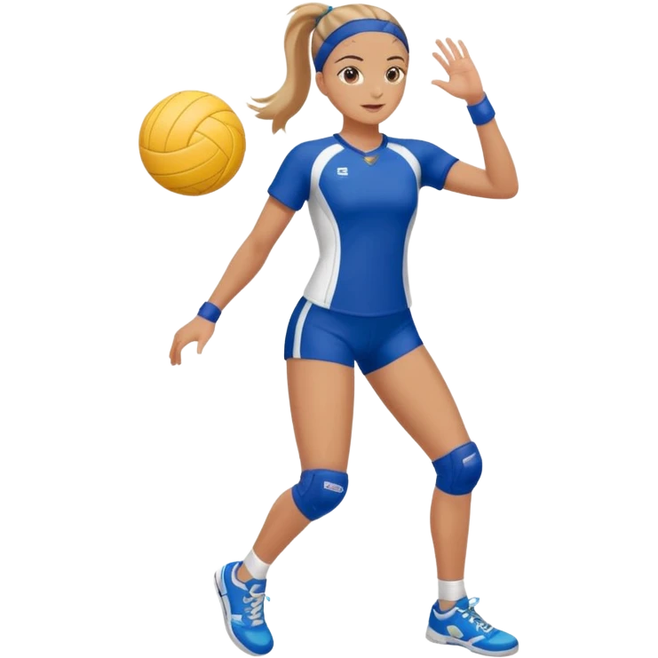 volleyball girl full body emoji