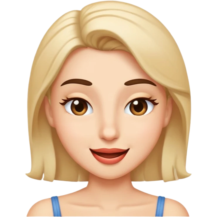 Flirty eye wink face expression  emoji