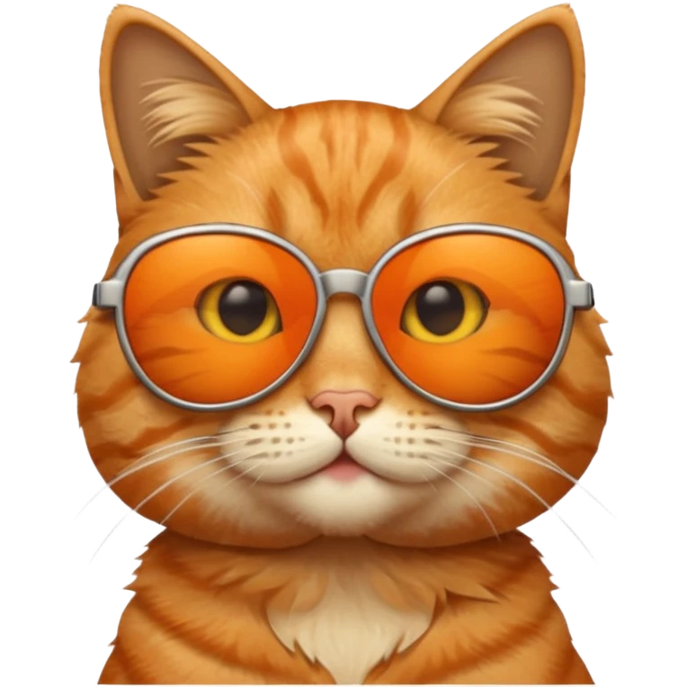 Cat wearing sunglasses emoji