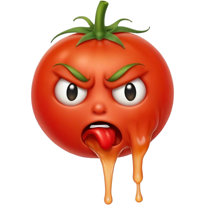 Puking tomato emoji
