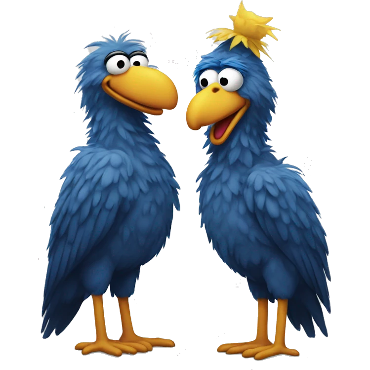 Big bird sesame street emoji