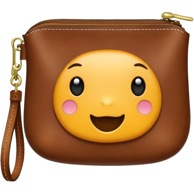 Coin purse – small  zipper or clasp. emoji