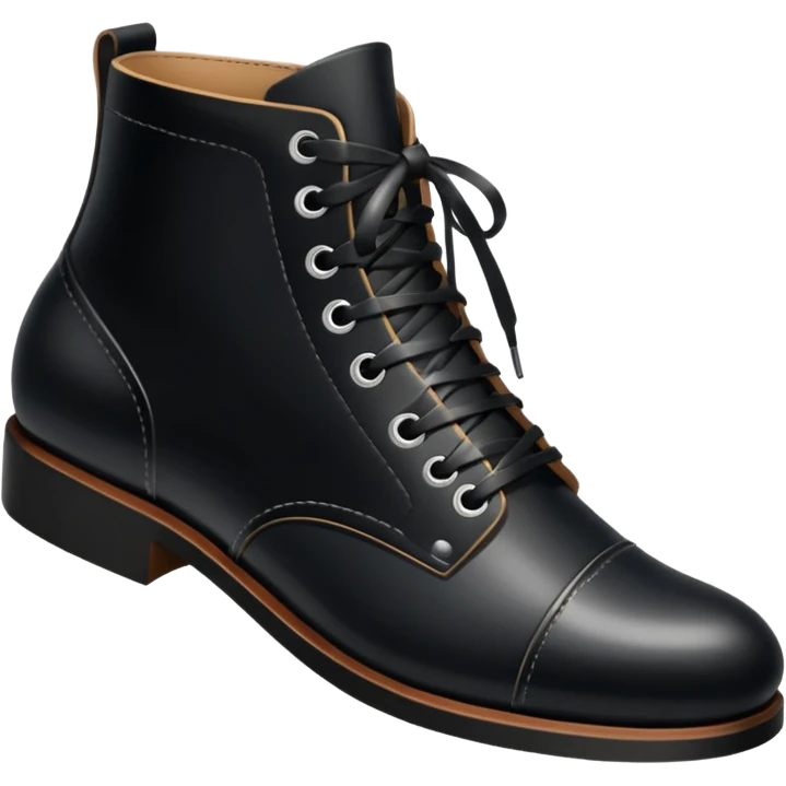 shoe black emoji