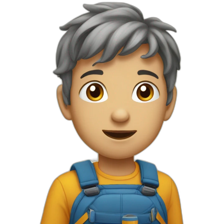 Enfant qui parle trop et qui est énervant  emoji