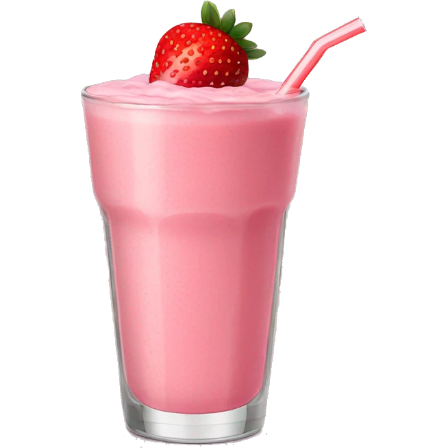 strawberry smoothie emoji