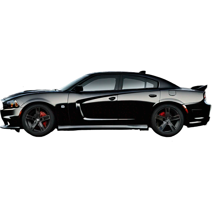 dodge charger srt black emoji