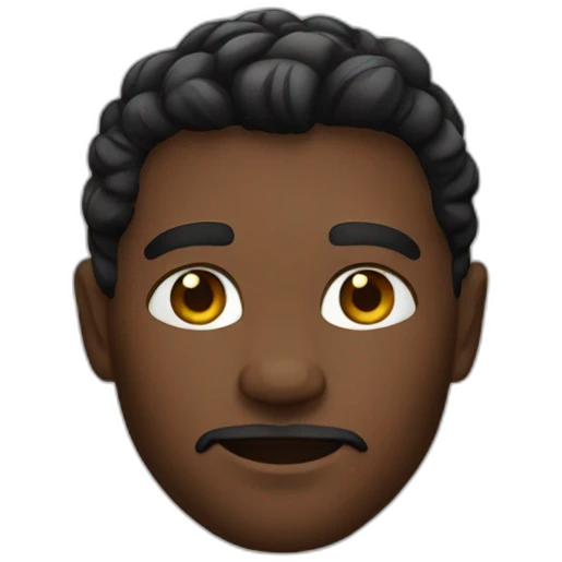 Man in a panther skin emoji