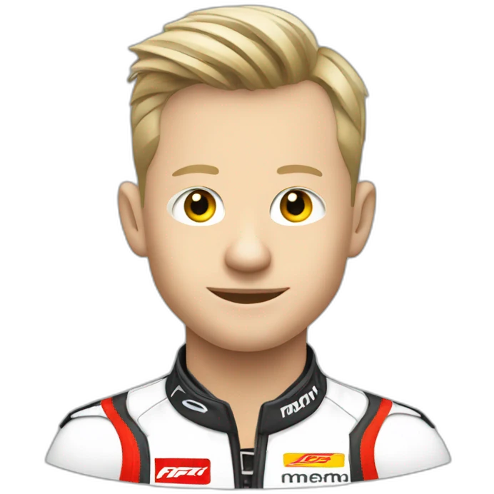 Kevin Magnussen from formula 1 emoji
