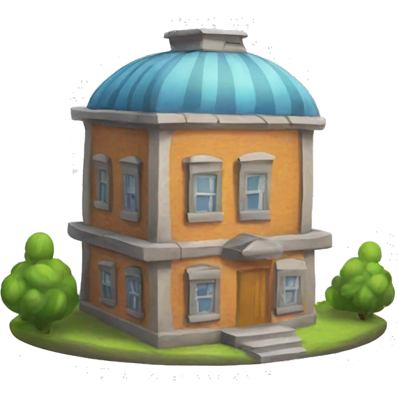 Structure gonflable emoji