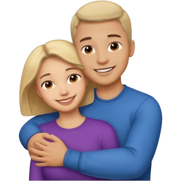 رجل لاصق على امراة emoji