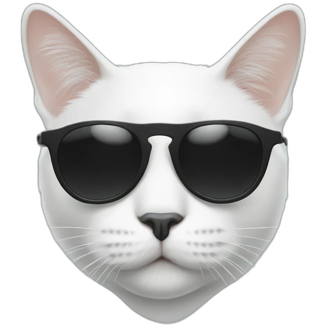 white-cat-with-black-sunglasses emoji