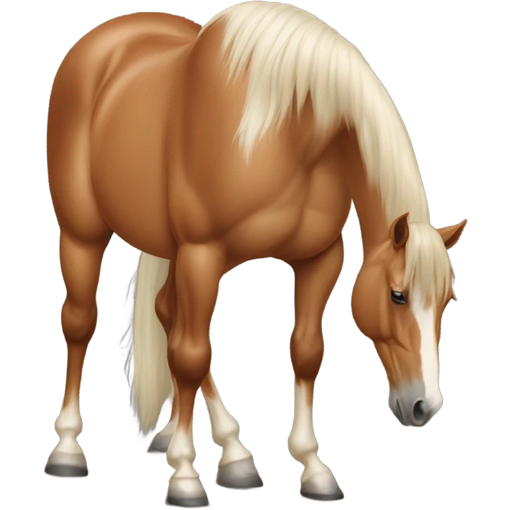Horse’s butt emoji