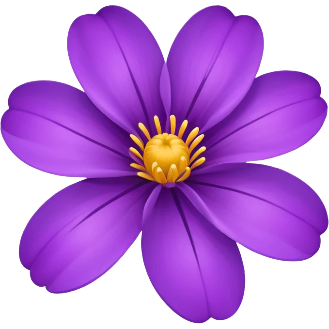 Purple flower emoji
