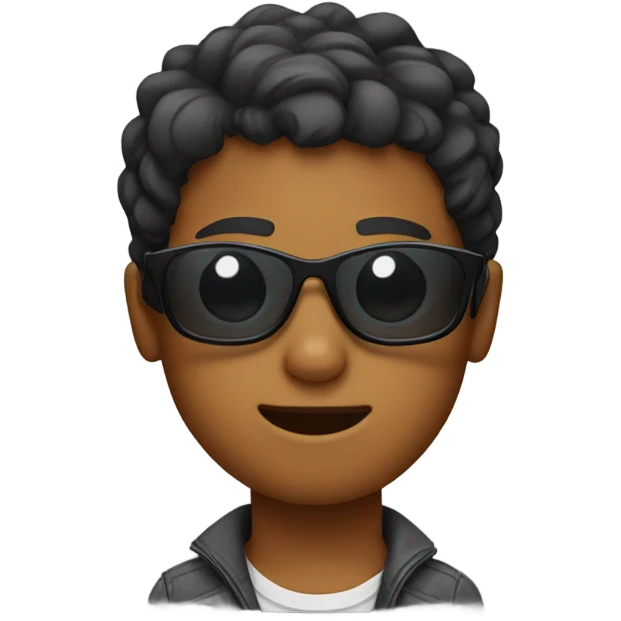 Boy in sunglasses  emoji