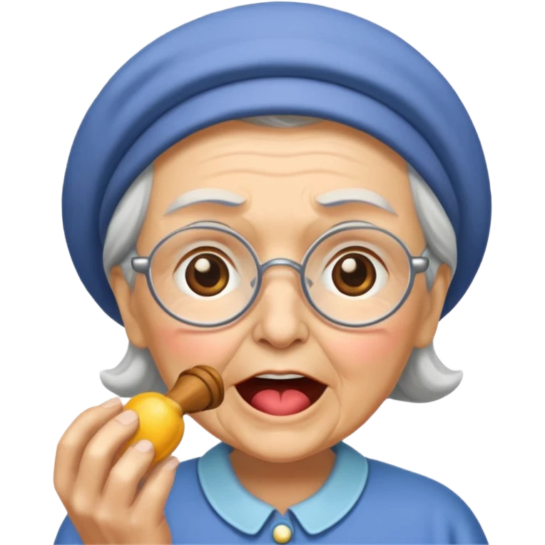 Granny blowjob emoji