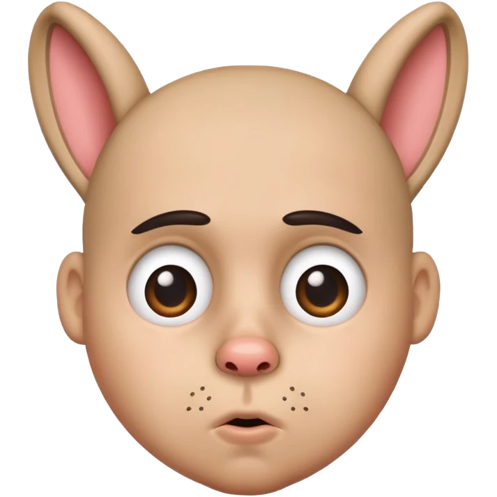 confused bad bunny emoji