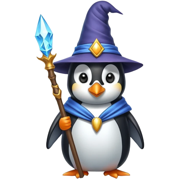 penguin wizard emoji