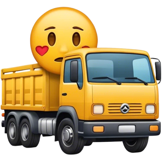 Truck on top sad emoji emoji