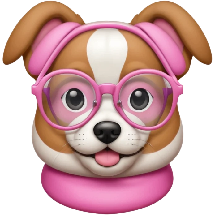 🩷🐶👓 emoji