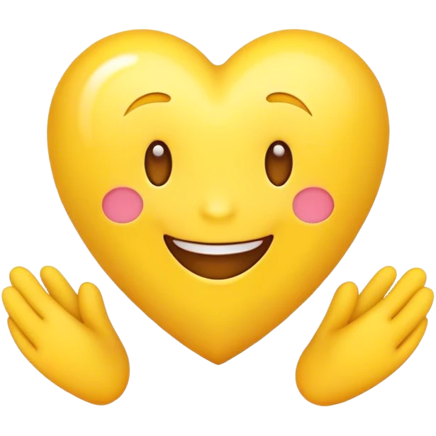 A laughing love emoji emoji