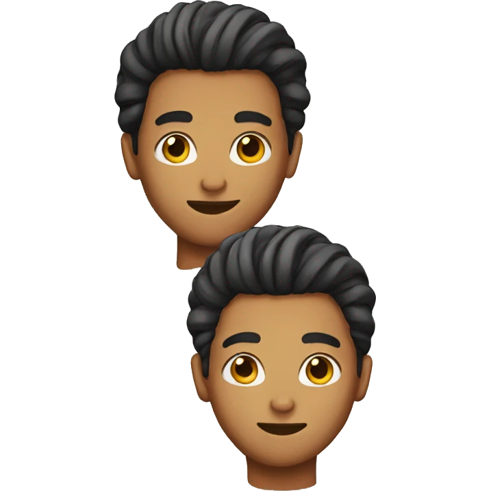 boy with a man bun  emoji