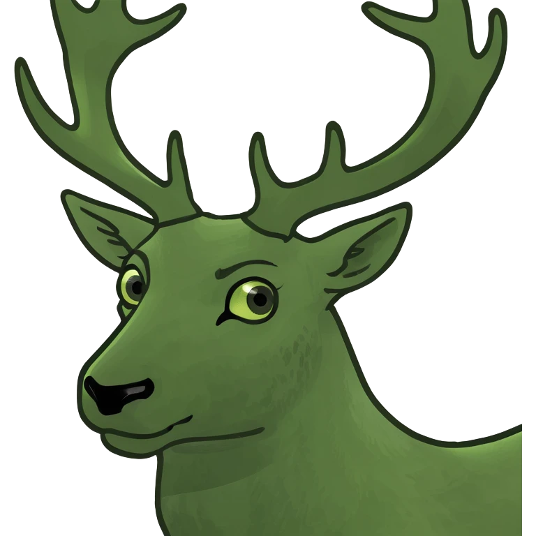 White stag emoji